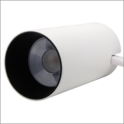 led светильник трековый 1-фазный Jazzway PTR 0740 белый - поворотный плафон