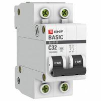Автомат 2Р 32А C 4,5кА ВА47-29 EKF Basic 