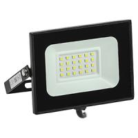 Прожектор свд 20Вт 6500К 1600лм черный IP65 120° SMD IEK 
