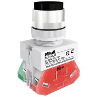 Выключатель кнопочный ABLFP 22мм черный 220В IP54 Schneider Electric