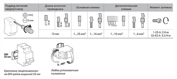 Автомат 2Р 40А C 6кА S9FN Systeme Electric Systeme9