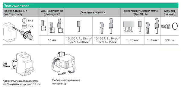 Выключатель нагрузки 2Р 40А S9S Systeme Electric Systeme9